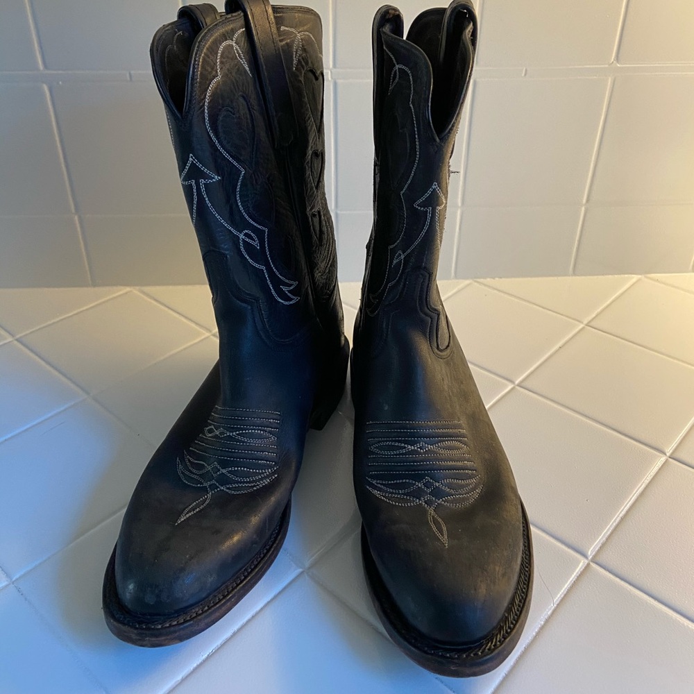 LUCCHESE Cowboy Boots w/ Stitching | Size 7 NWOT